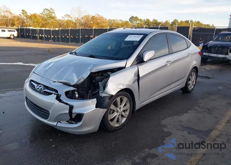 2014 Hyundai Accent Gls из США, поврежденный, VIN KMHCU4AE2EU767914